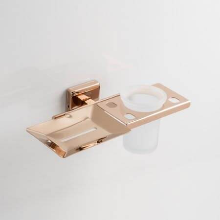 Rozi Soap Dish with Tumbler Holder